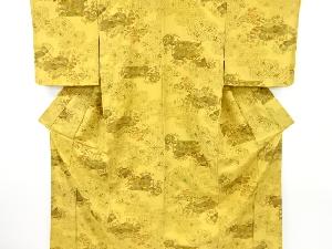 未使用品　文棚模様小紋着物